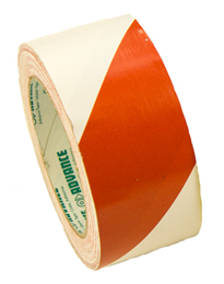 Oppmerkingtape at8h 50mmx33m rød/hvit