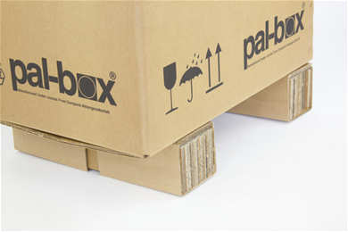 Pallbox komplett 1/4 580x380x400mm
