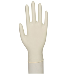 Handske latex puderfri L