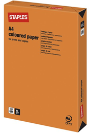 Kulørt papir A4 80g Orange
