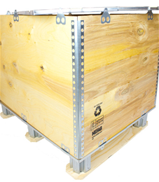Plywood pallbox lock/botten