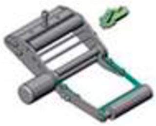 Spring loaded L-Shape disp edge 110mm RH