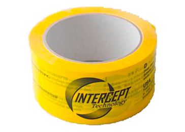 Intercept tejp 50mmx66m gul, 6 språk