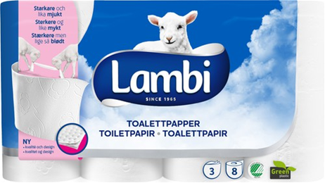 Toalettpapper Lambi 3-lag