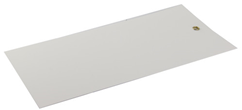 Merkelapp plast 220x105mm m/metallmalje