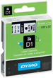 Tape DYMO D1 9mm svart på vit
