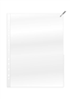Signallomme A4 0.13 transp.kant