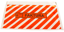 Pakkseddelkonvolutt Faktura