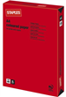 Kulørt papir A4 80g Rød