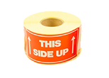 Etikett „This side up“ + Pfeil