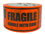 Warnaufkleber „Fragile/Handle with care“