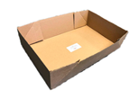 Kødkasse 588x375x146mm bund 20kg brun