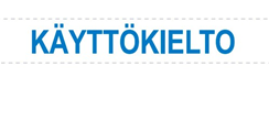 Huomioteippi PP-NN 50mm*66m "Käyttökielto"