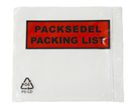 Packsedelskuvert C7 med tryck